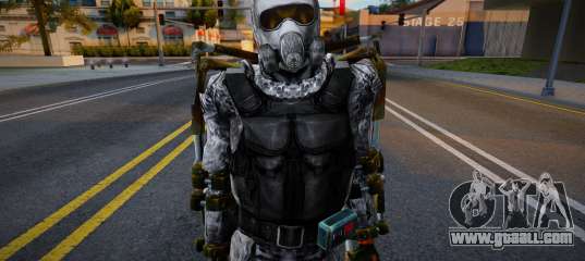 Member of the X7 group in a lightweight exoskeleton