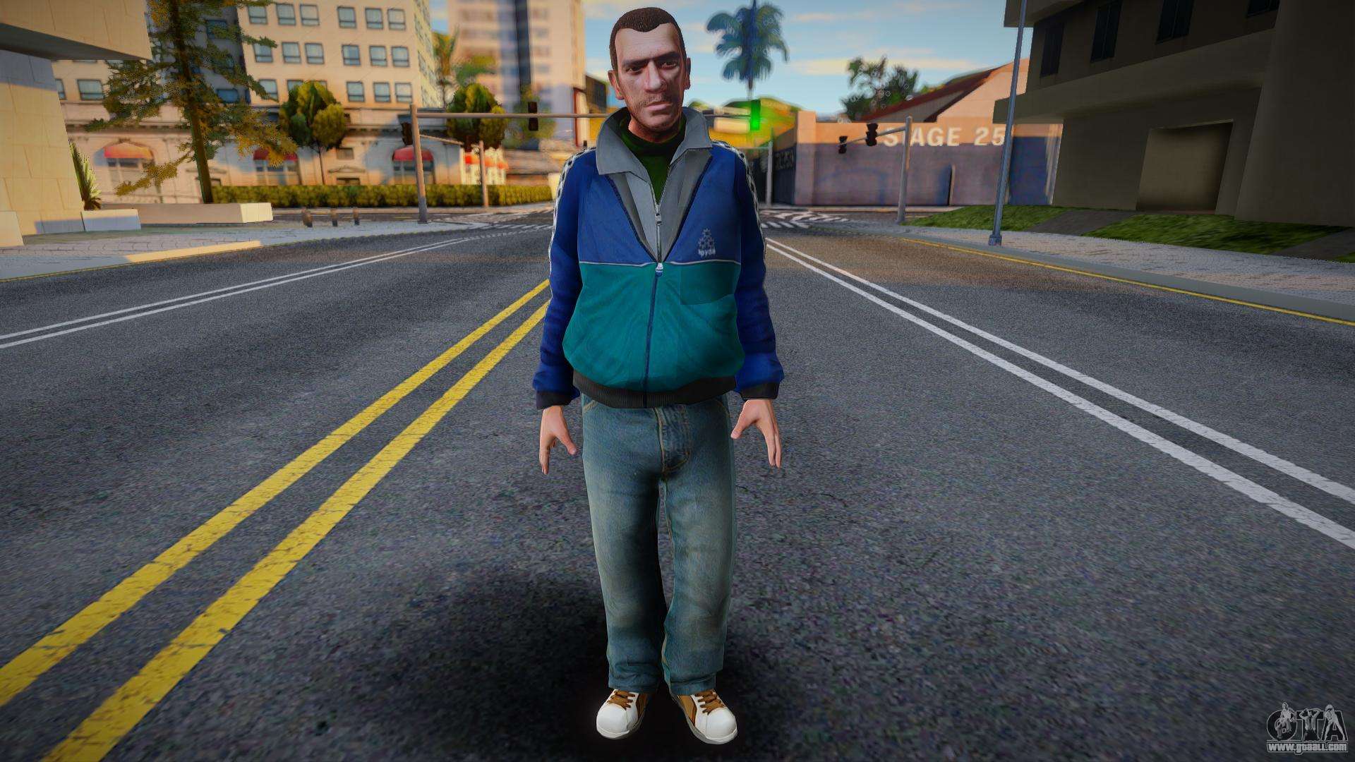 Niko Bellic Custom7 for GTA San Andreas