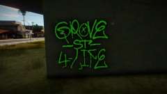 Authentic Grove Street Graffiti for GTA San Andreas