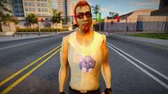Postal Dude in a T-shirt with a cat for GTA San Andreas
