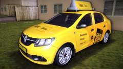 Renault Logan 2015 Yandex Taxi for GTA Vice City