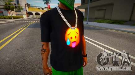 Emoji Hot Shirt for GTA San Andreas