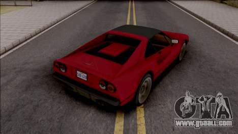 GTA V-style Grotti Turismo Retro [IVF] for GTA San Andreas
