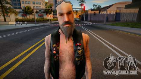 Outlaw Motorcycle Club Skin 4 for GTA San Andreas