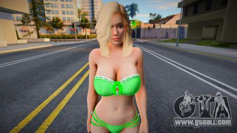 Helena Douglas green bikini for GTA San Andreas