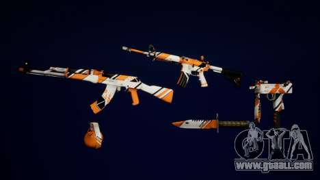 Asiimov weapons mini pack
