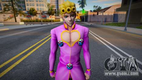 Giorno Giovanna from JJBA Diamond Records 1 for GTA San Andreas