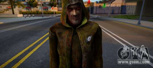 Member of the group Harbingers of ejection in a cloak v1 for GTA San ...