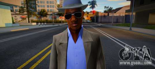 Black mobster in suit 1