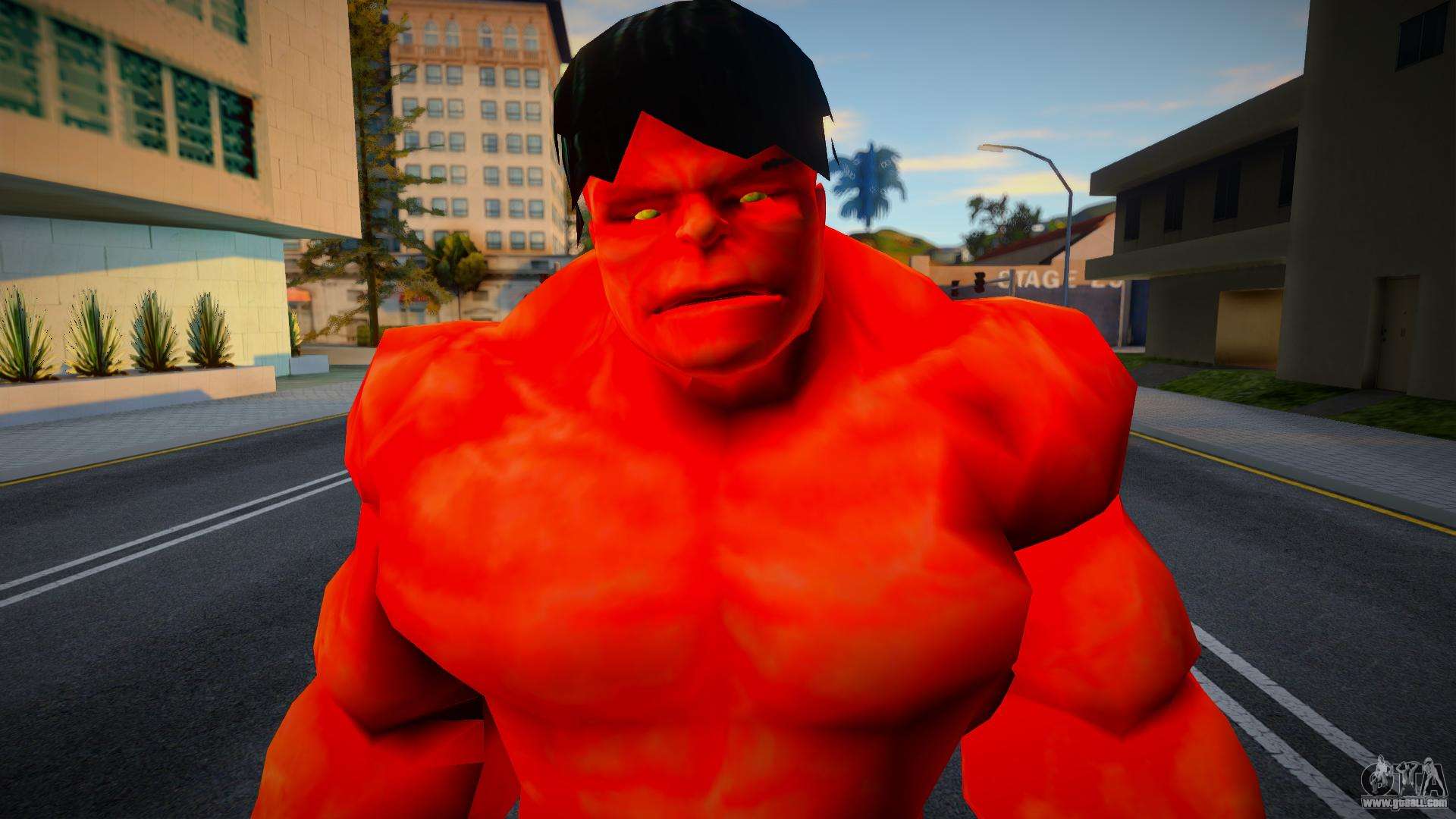 Skin) Red Hulk Skin - Roblox