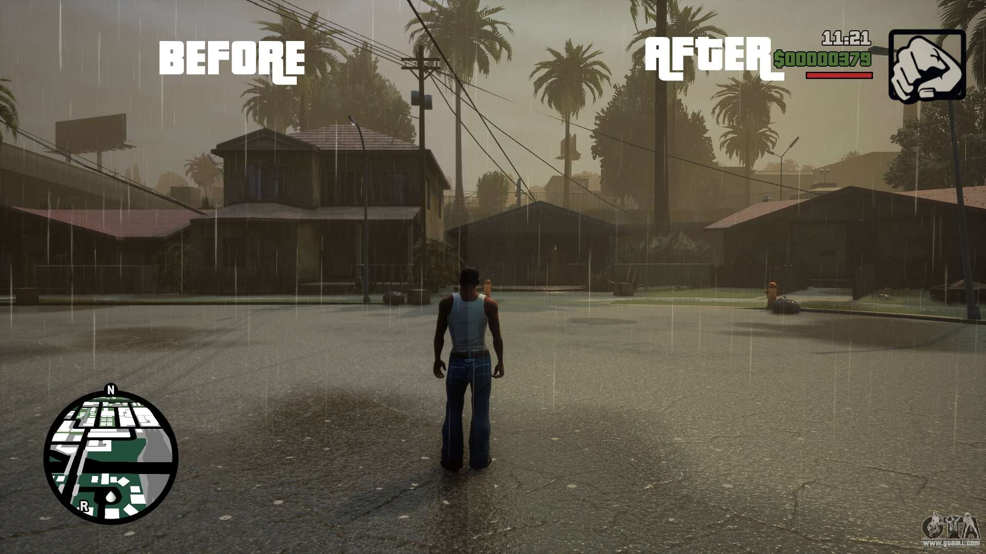 Download Definitive Edition style graphics for GTA San Andreas