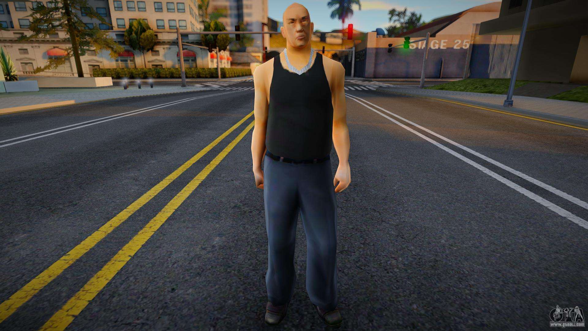 Triad skin - Thug (Alternative) for GTA San Andreas