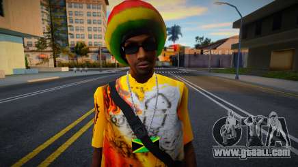 Jamaican guy (With Sports bag) for GTA San Andreas