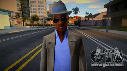 Black mobster in suit 1 for GTA San Andreas