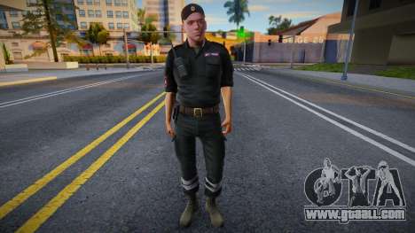 Traffic police officer in summer uniform for GTA San Andreas