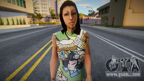Girl in a dress for GTA San Andreas