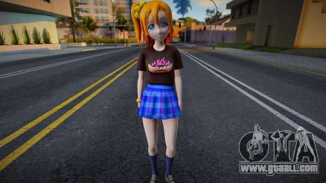 Love Live - Tshirt 76 for GTA San Andreas