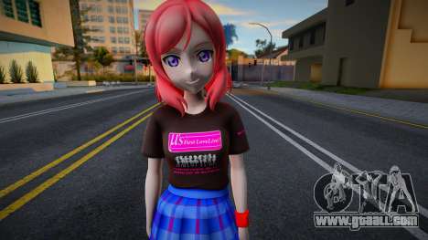 Love Live - Tshirt 94 for GTA San Andreas