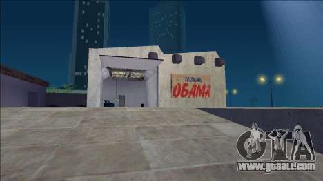 New textures pay n spray in the style of OBAMA for GTA San Andreas