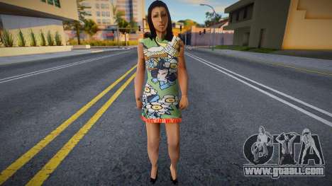 Girl in a dress for GTA San Andreas