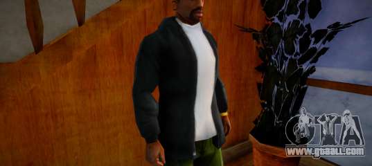 Black hoodjackbeige