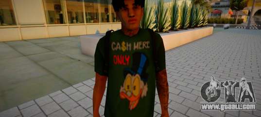 The guy in the fancy T-shirt