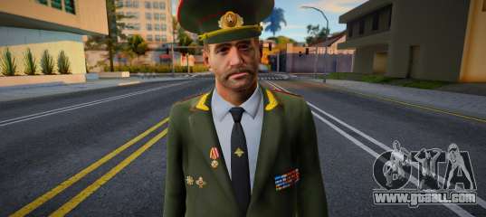 General of the Army v1 for GTA San Andreas