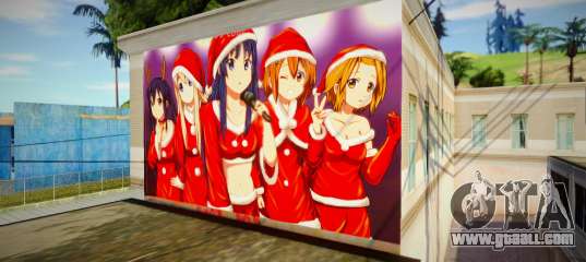 Wall of K on Christmas Anime