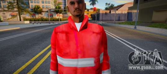 Medic in winter clothes for GTA San Andreas