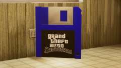 HQ Floppy Save Disk for GTA San Andreas Definitive Edition