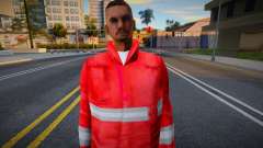 Medic in winter clothes for GTA San Andreas