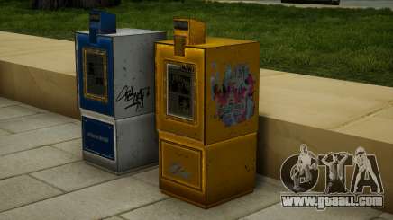Zen Newspapers Stands for GTA San Andreas Definitive Edition