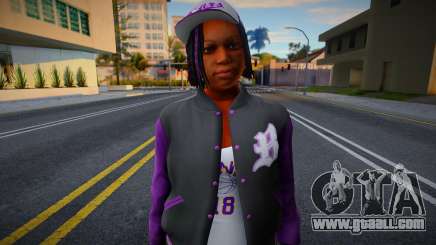 Ballas Girl from GTA V 2 for GTA San Andreas