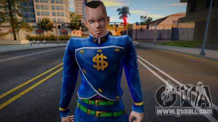 Okuyasu Nijimura from JJBA Diamod Records Part 4 for GTA San Andreas