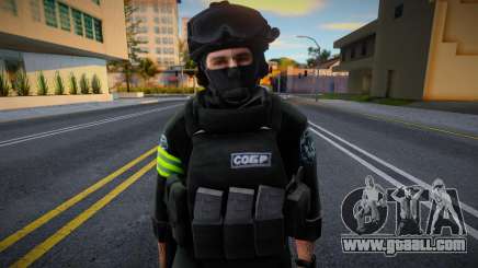 SOBR officer in uniform for GTA San Andreas