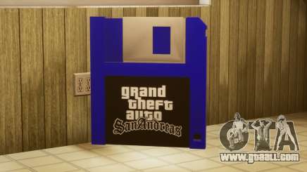 HQ Floppy Save Disk for GTA San Andreas Definitive Edition