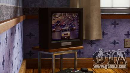 CJs TV Screen Replacer OJ 2.0 car for GTA San Andreas Definitive Edition