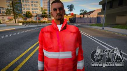 Medic in winter clothes for GTA San Andreas