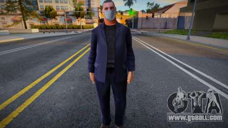 Maffa in a protective mask for GTA San Andreas