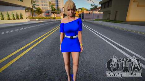 Kasumi Blue Dress for GTA San Andreas