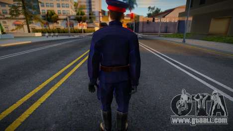 Soviet police officer in the uniform of the 1948 for GTA San Andreas