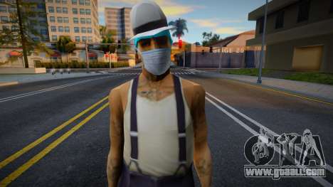 SFR1 in a protective mask for GTA San Andreas