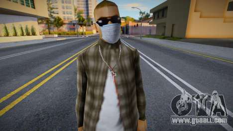 Hmycr in a protective mask for GTA San Andreas