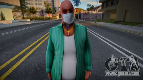 Bmocd in a protective mask for GTA San Andreas