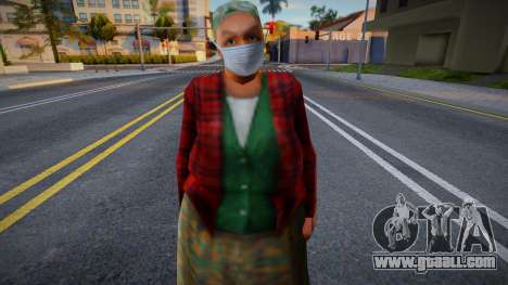 Bfost in a protective mask for GTA San Andreas