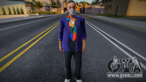 Andre in a protective mask for GTA San Andreas