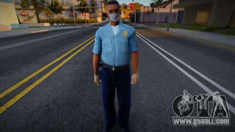 Medic 1 in a protective mask for GTA San Andreas