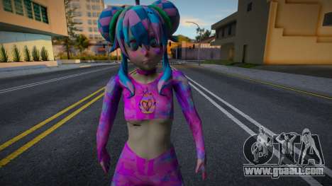 Yameii Osean World Skin for GTA San Andreas