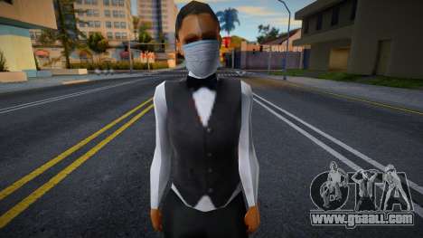 Vbfycrp in a protective mask for GTA San Andreas