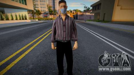Omyri in a protective mask for GTA San Andreas